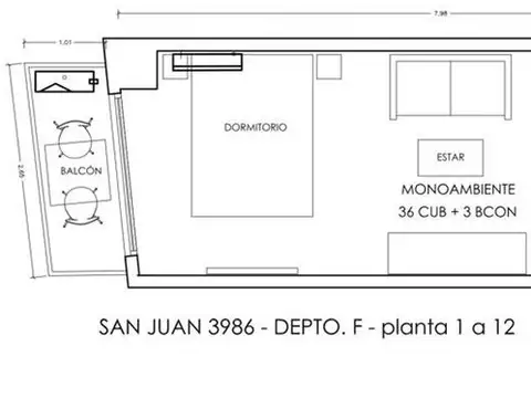 Departamento en Venta 1 año
