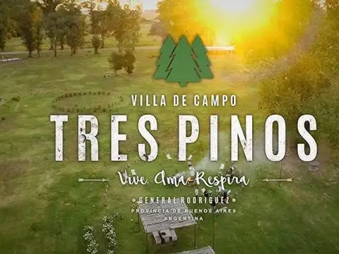 VENTA LOTE GENERAL RODRIGUEZ COUNTRY TRES PINOS 