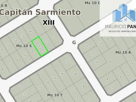 Terreno en Venta en Capitan Sarmiento, USD 15.000