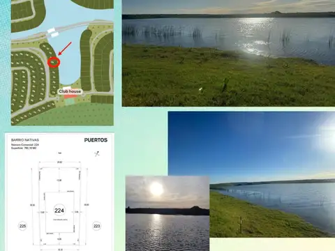 Venta lote  - Barrio Costas - Puertos del Lago - oportunidad