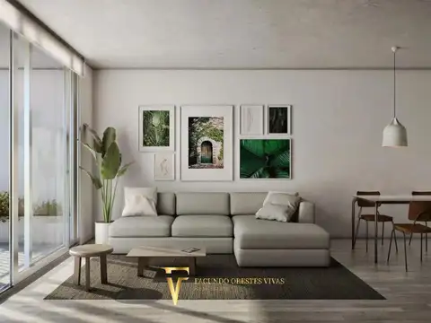 Departamento Monoambiente con 1 baño