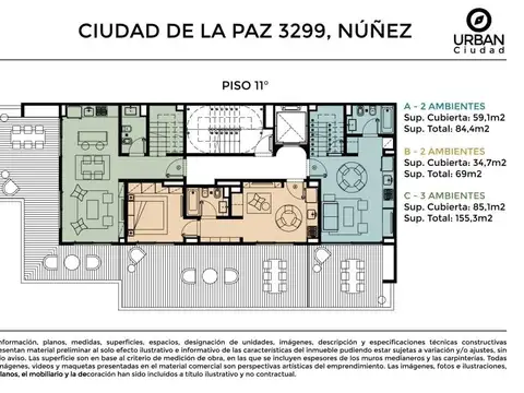 Venta 2 ambientes con balcón en Nuñez - Muy buena ubicación