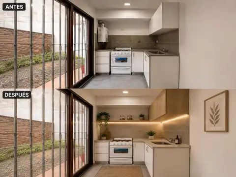 Departamento 3 ambientes con 1 baño