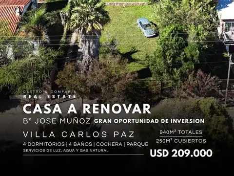 Casa en Venta en Jose Muñoz, Villa Carlos Paz
