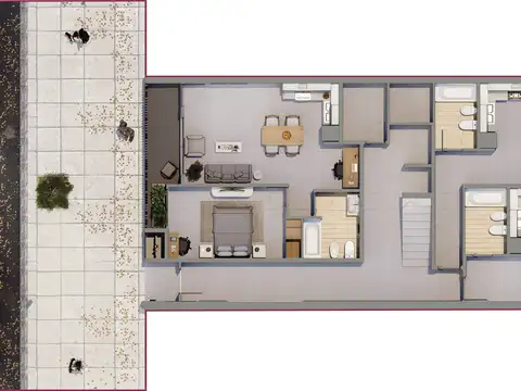 Depto Tipo Casa en Venta A Estrenar