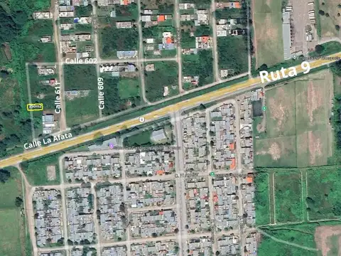 Terreno en Venta 10  mts Frente