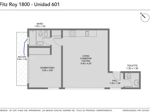 Departamento en Venta de 2 ambientes