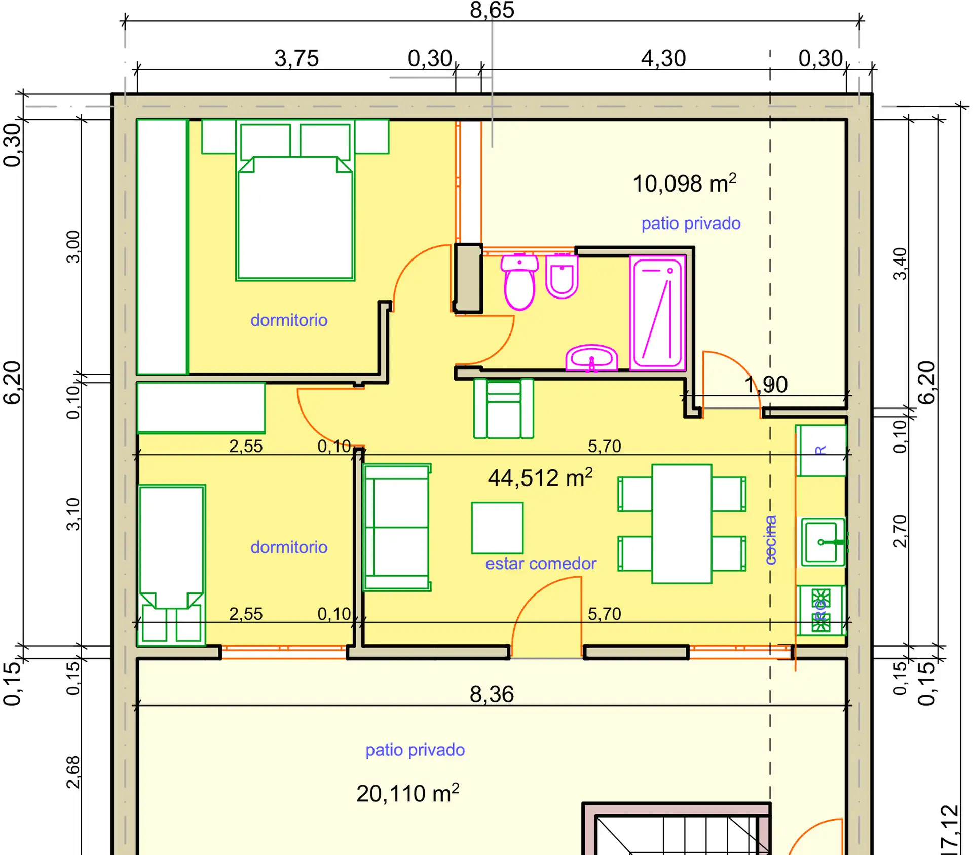 VENTA PH 3 AMB. - SAN JOSE- PAMPA 2900