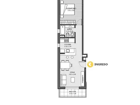 Departamento en Venta en Nuestra Señora De Lourdes, Rosario