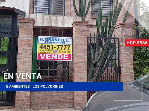 Casa en Venta en Los Polvorines, Partido de Malvinas Argentinas