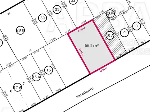 Excelente Lote/Terreno de 664 m² Ubicado en Martínez, De Av. del Libertador al Río