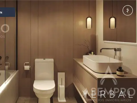 Departamento 4 ambientes con 2 baños