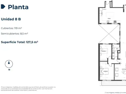 Departamento en el emprendimiento Arenales 1637