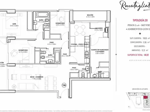 Departamento en Venta en Belgrano R, USD 411.839