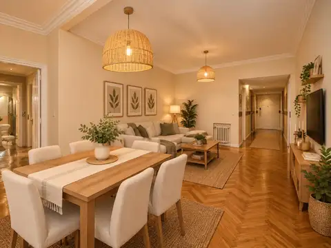 Venta dpto 4 amb c/ dependencia recoleta permuta