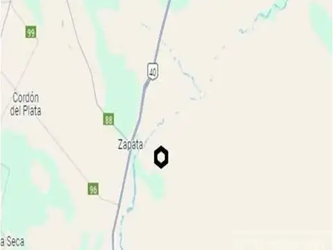 Campo en venta 137 has en Zapata Mendoza;  Agrícola, con pozo de agua.