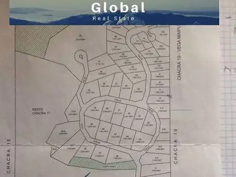 Terreno en Venta de 2544,0 m2