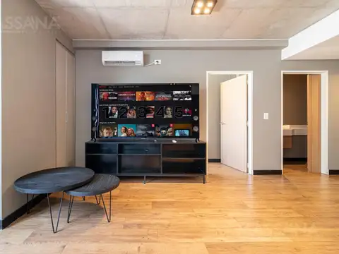 Departamento 2 ambientes con 2 baños