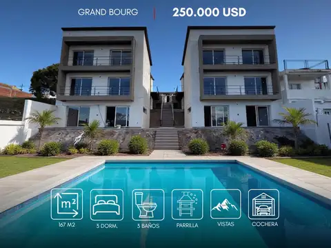 Dúplex en venta c/ cochera y pileta en Grand Bourg, Salta