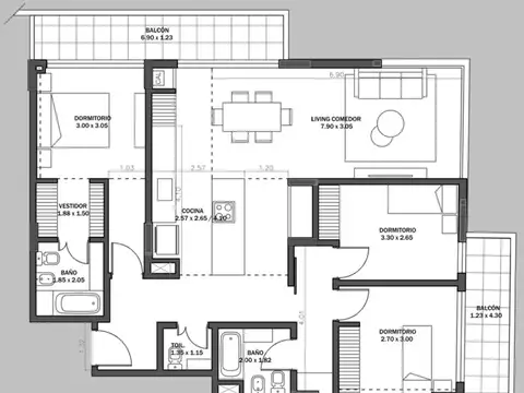 Departamento en Venta en Villa Urquiza, USD 338.000