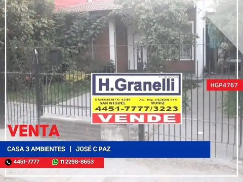 Casa - Venta - Argentina, José C Paz - Monteagudo 4600