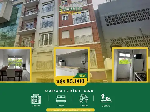 Departamento 2 ambientes reciclado frente a Plaza San Martín
