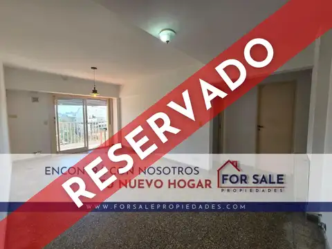 RESERVADO - Departamento 2 Ambientes Al Frente con Balcón Aterrazado