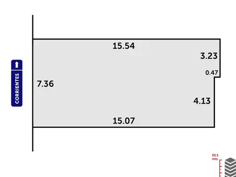 Corrientes y Viamonte - Terreno.