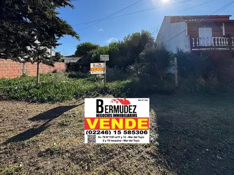 Venta Lote A mts Del Mar Calle 83 Entre 1 Y 2 Ideal Inversores 