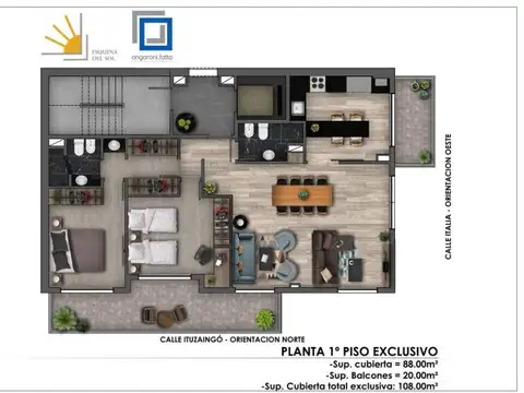 Departamento en Venta de 2 dormitorios