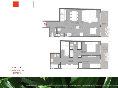 Departamento en Venta de 3 ambientes