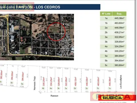 Terreno en Venta en Villa de Mayo, USD 66.750