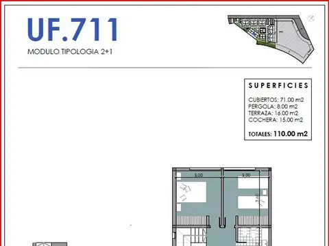 Departamento en el emprendimiento Kiri Town Houses Nordelta