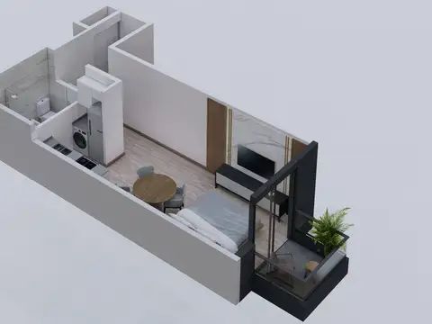 Departamento en Venta de Monoambiente