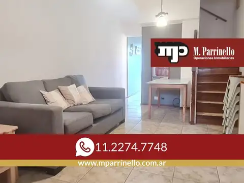 Dúplex 3 Ambientes con Patio y Parrilla- En Venta