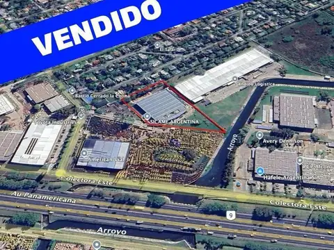 DEPOSITO DE 5100 m2 s/12000 DE TERRENO A TAN SOLO 100 MTS DE LA COLECTORA PANAMERICANA - VENDIDO