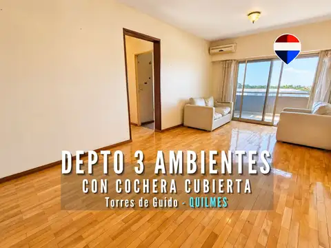 VENTA DEPTO 3 AMBIENTES CON BALCÓN Y COCHERA