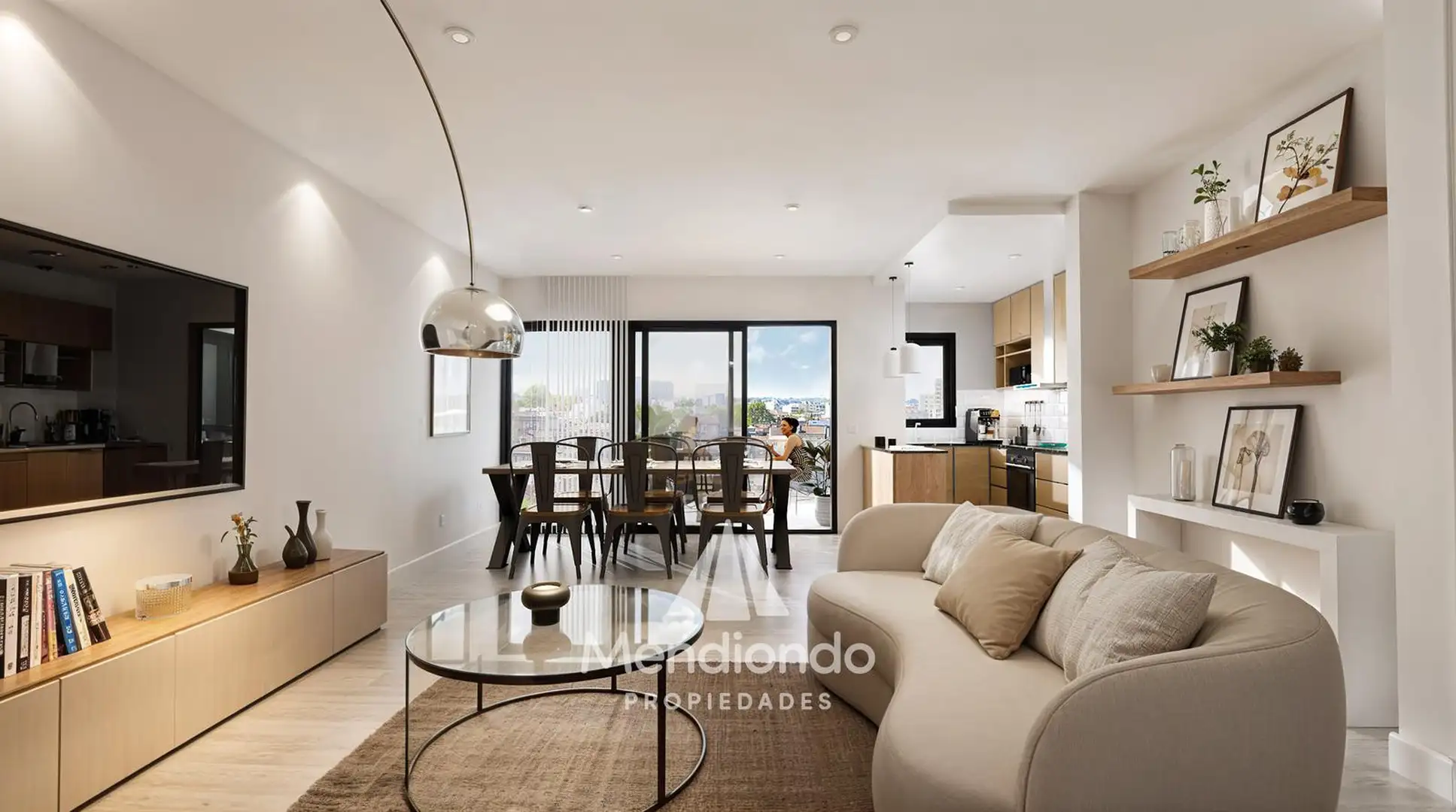 Semipiso 2 ambientes de 57m2 totales - Zona Güemes Aldrey