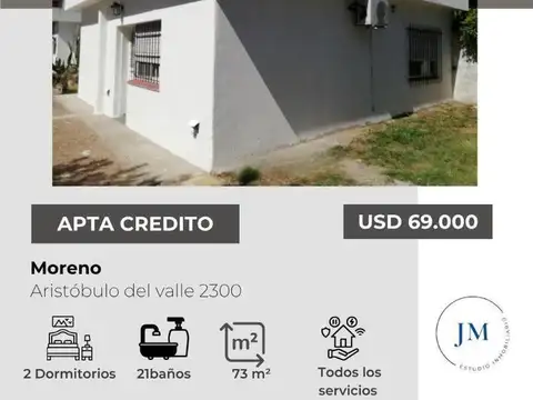 OPORTUNIDAD  CASA EN MORENO