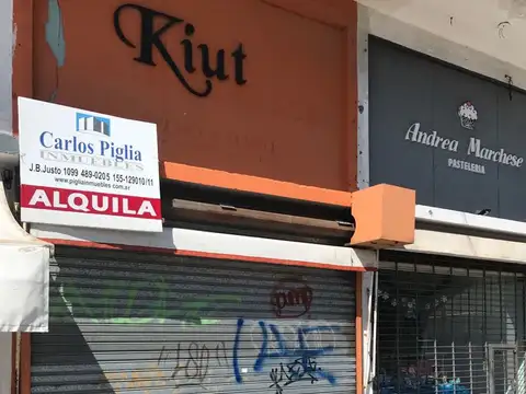 alquiler local comercial zona Juan B. Justo