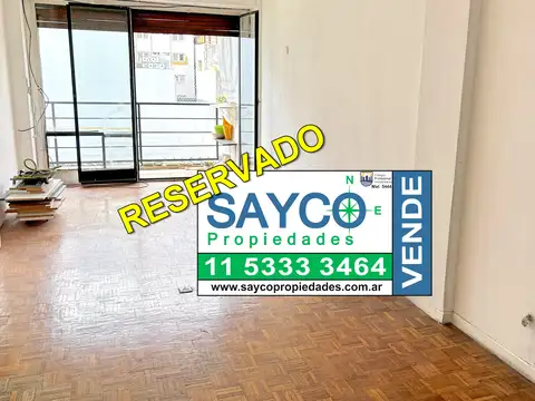RESERVADO / RESERVADO / 2 amb c/ balcón APTO PROFESIONAL