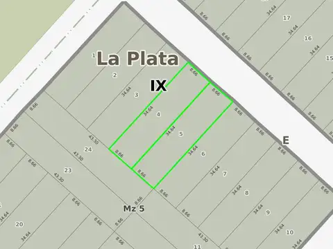 Terreno en venta en La Plata - Dacal Bienes Raíces