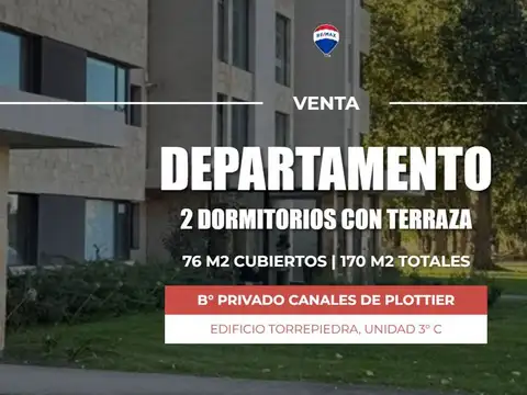 VENTA DEPARTAMENTO 2 DORM CON TERRAZA, B° CANALES