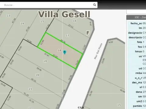 AV. MAR DEL PLATA ENTRE CALLES 40 Y 41