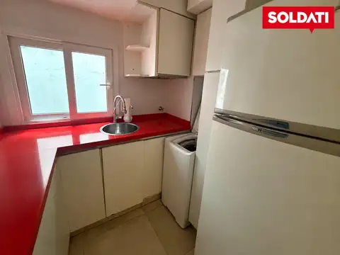 Departamento 2 ambientes con 1 baño