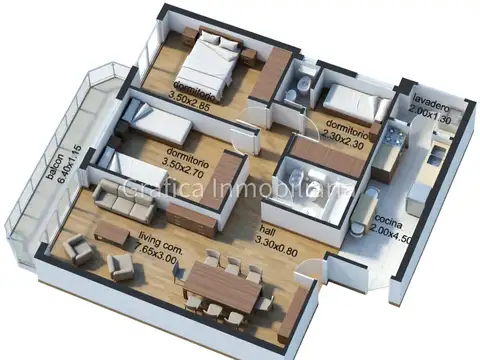 Departamento en Venta de 3 dormitorios