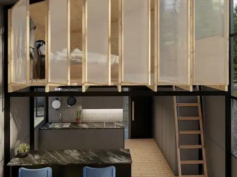Casa Monoambiente con 1 baño