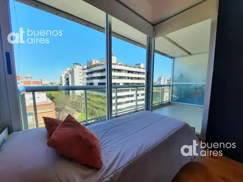 Departamento 3 ambientes con balcón en Colegiales en Alquiler temporario