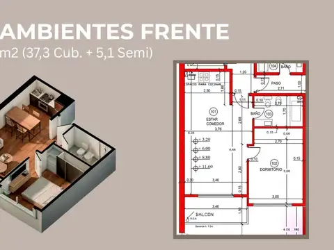 Departamento en San Miguel