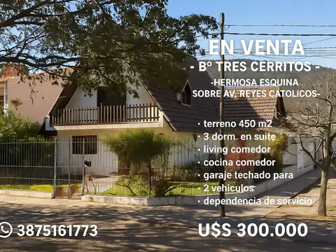 Casa en venta en Barrio Tres Cerritos